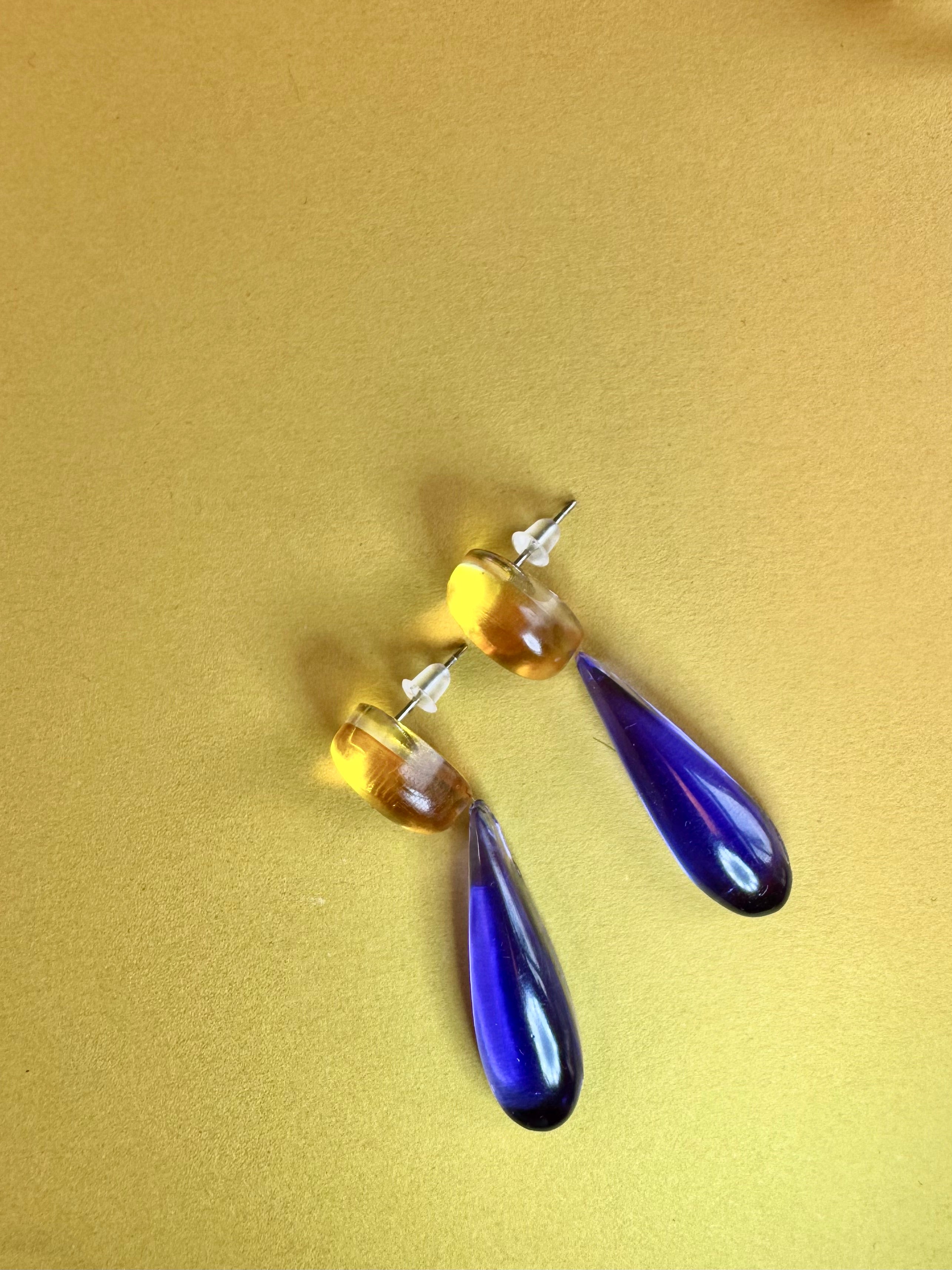 Amber&Blue Earrings
