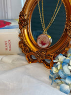 Sakuya-hime Keepsake| Pressed Flower Necklace