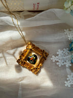 The Ember Fern Heart - One of One | Botanical Necklace