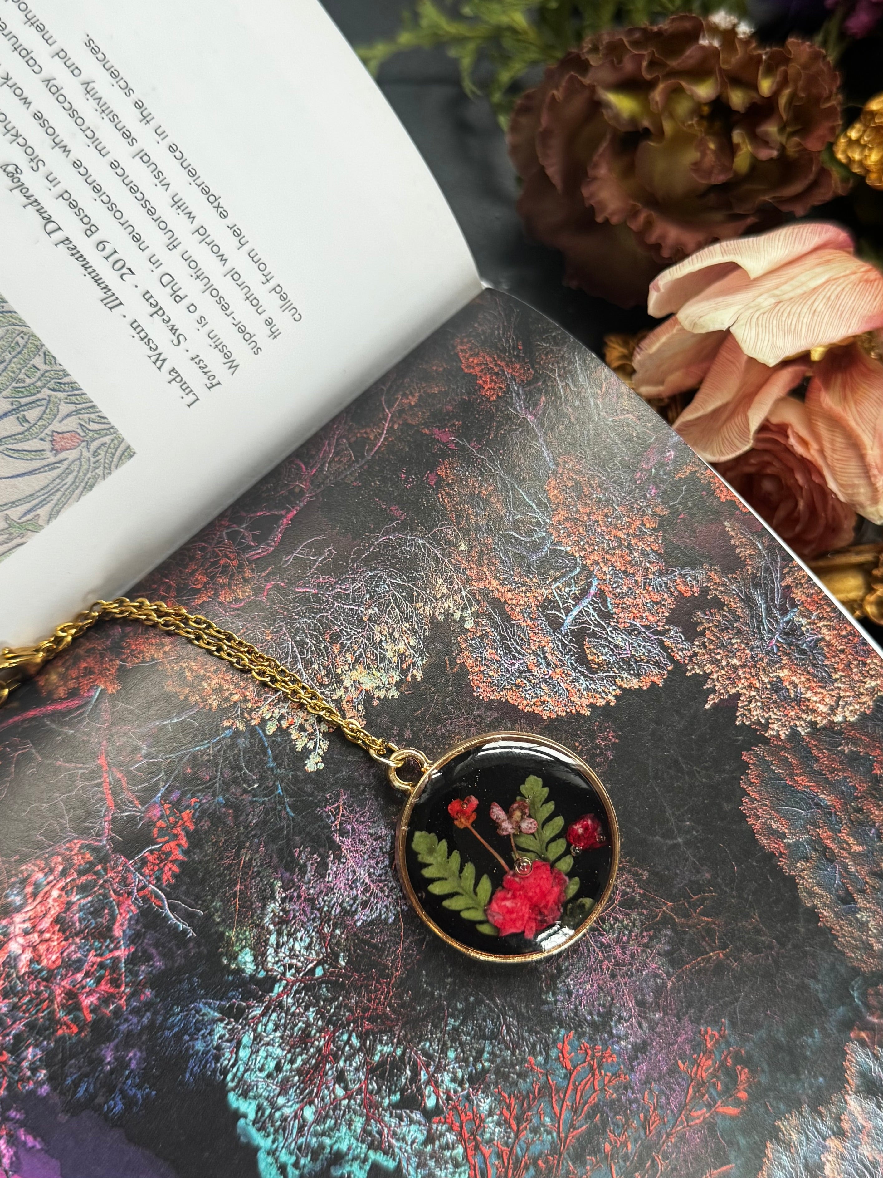 The Wildwood Bloom Medallion - One of One | Botanical Necklace
