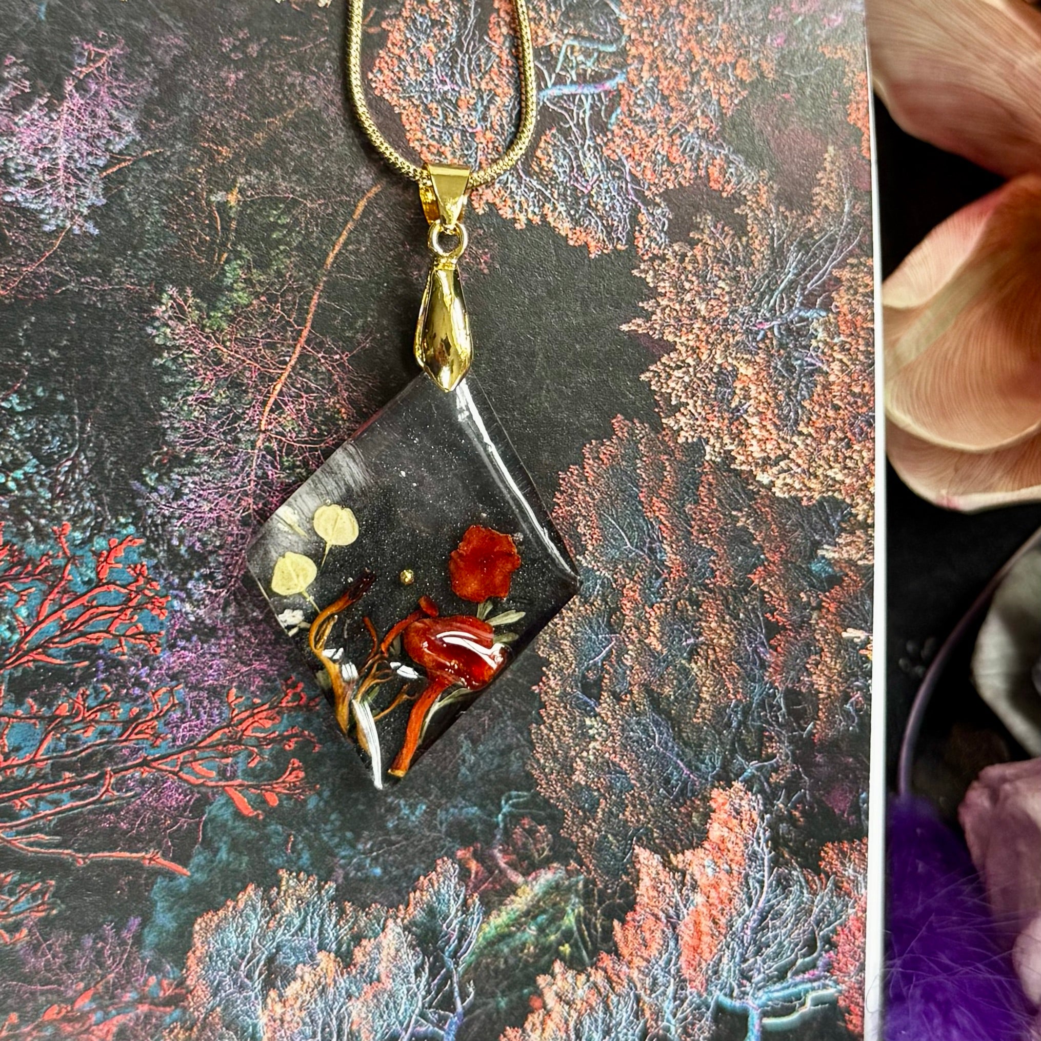 The Mossbound Relic - One of One | Botanical Necklace