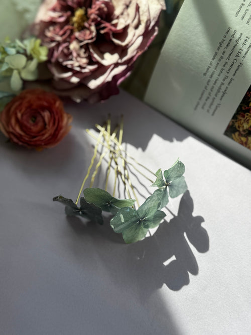 Antique Hydrangea Hair Pin - each