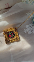 The Wildwood Bloom Medallion - One of One | Botanical Necklace