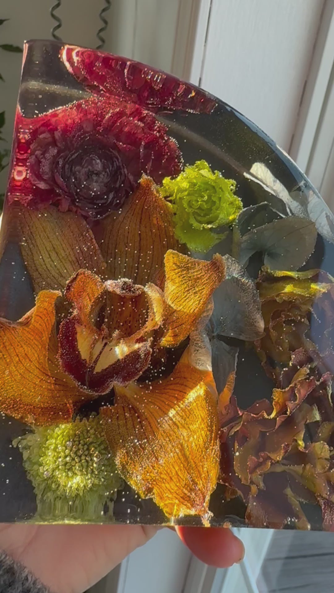 Floral bookend Ornament