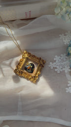 The Ember Fern Heart - One of One | Botanical Necklace